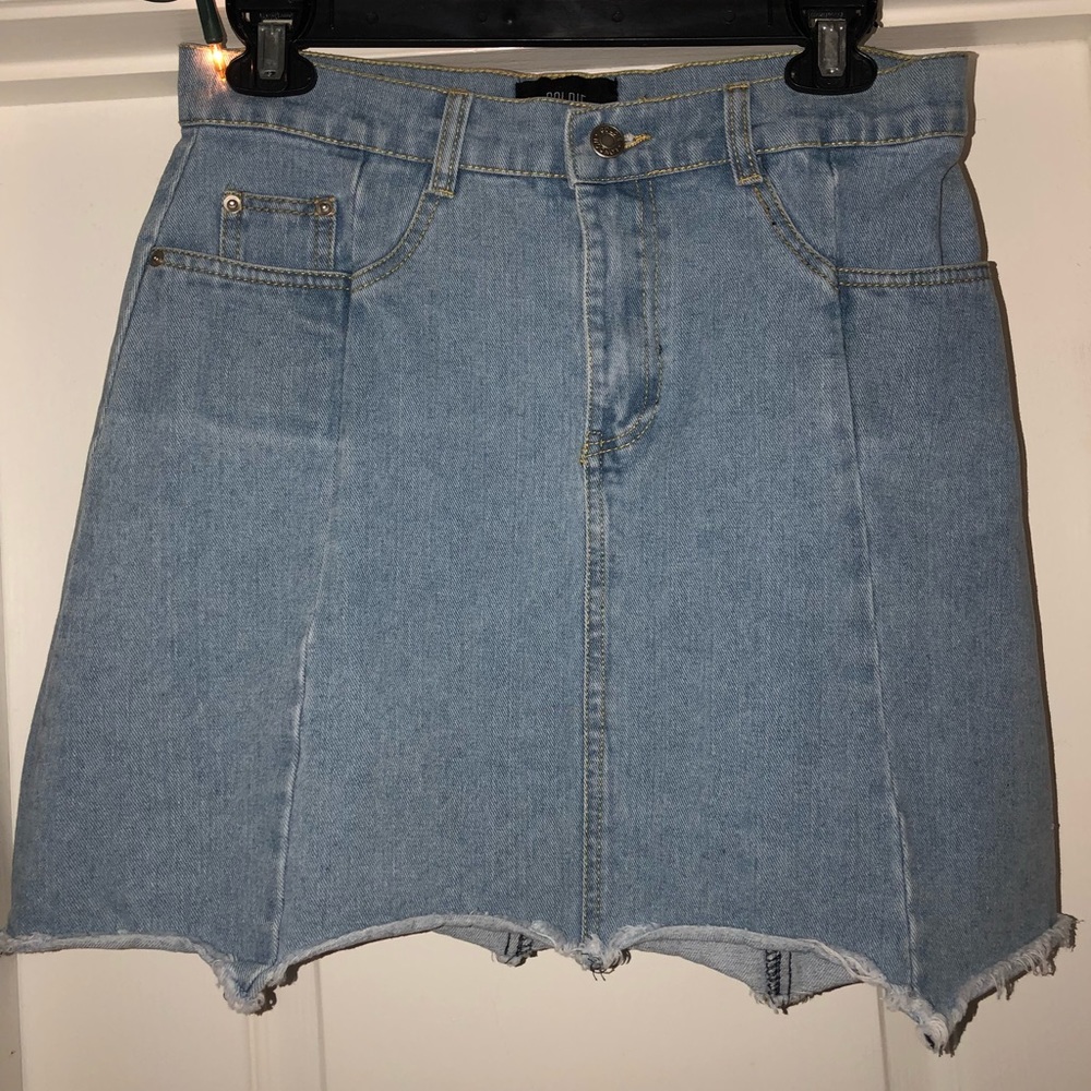Denim skirt